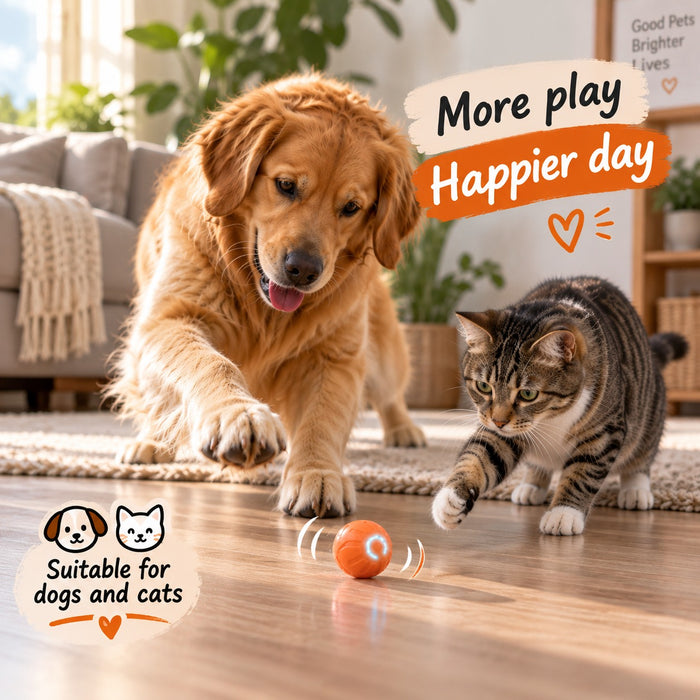 interactive ball for dogs and cats